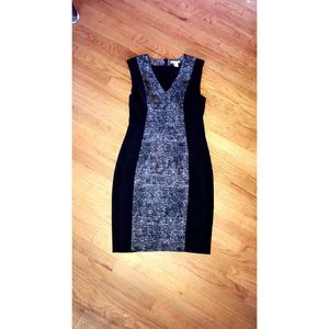 Form Fitted Dual Colored H&M Dress